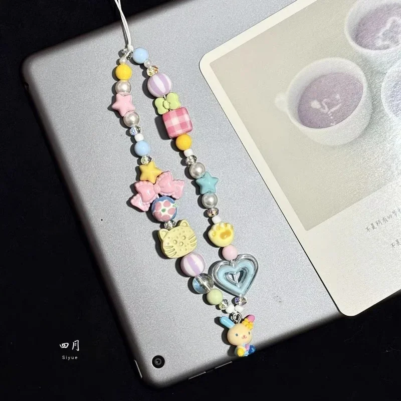 Phone Accessories Diy - Cartoon Usahana Colorful Beading Phone Charm