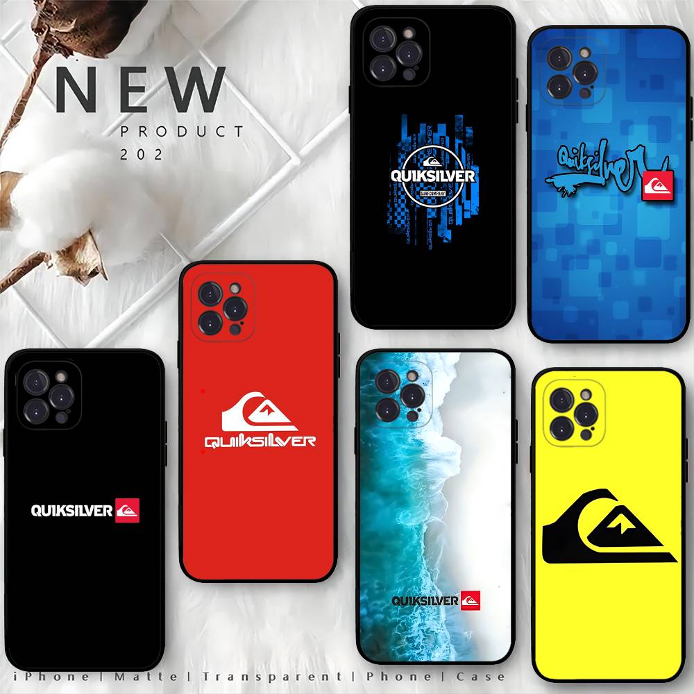 Phone Accessories Logo - Q-QuiksilverS LOGO Soft Back Phone Cover