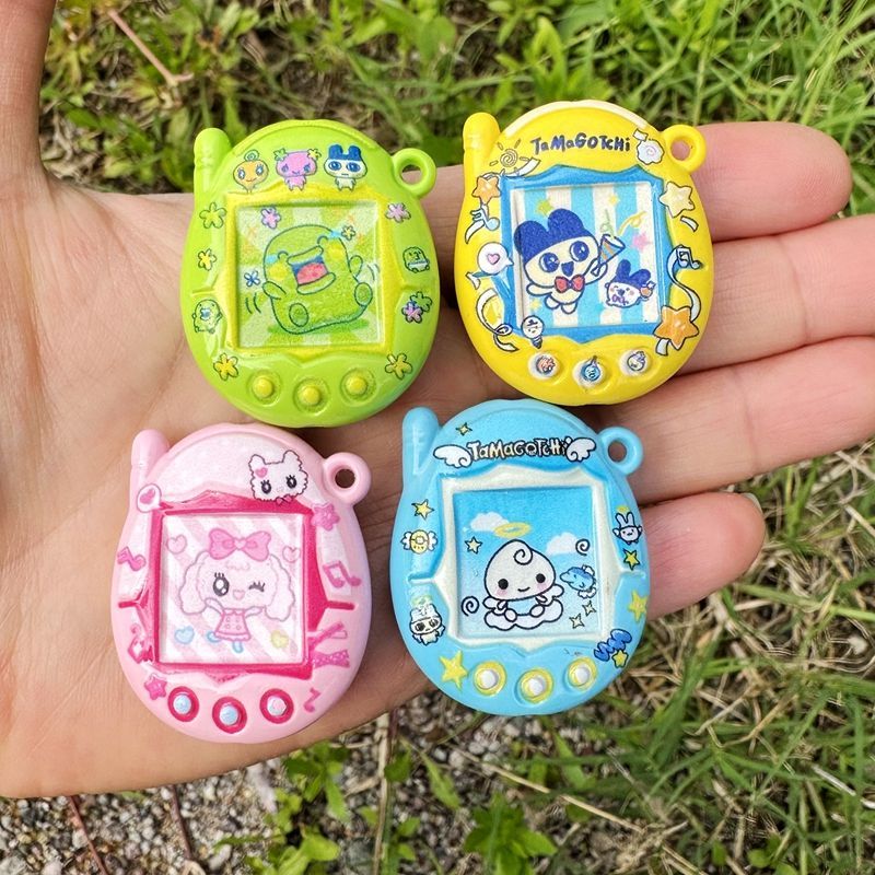 Phone Accessories Diy - Tamagotchi double-sided printed beads DIY materials,