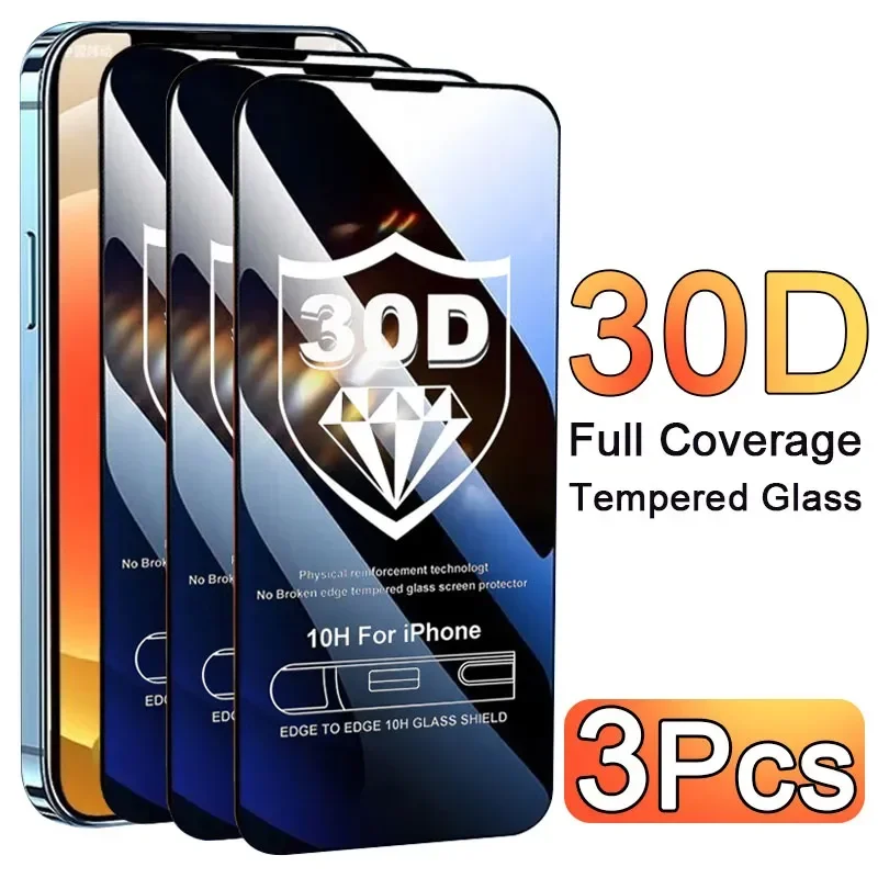 Phone Accessories And Cases - 3PCS Glass Protector Phone Case for