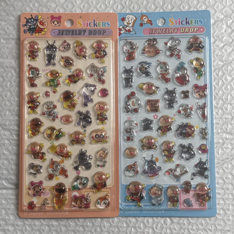 Phone Accessories Diy - Kawaii Anpanman 3D Relief Sticker Creativity