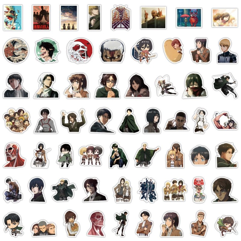 60Pcs Attack on Titan Anime St - Phone Accessories Diy 评论和价格
