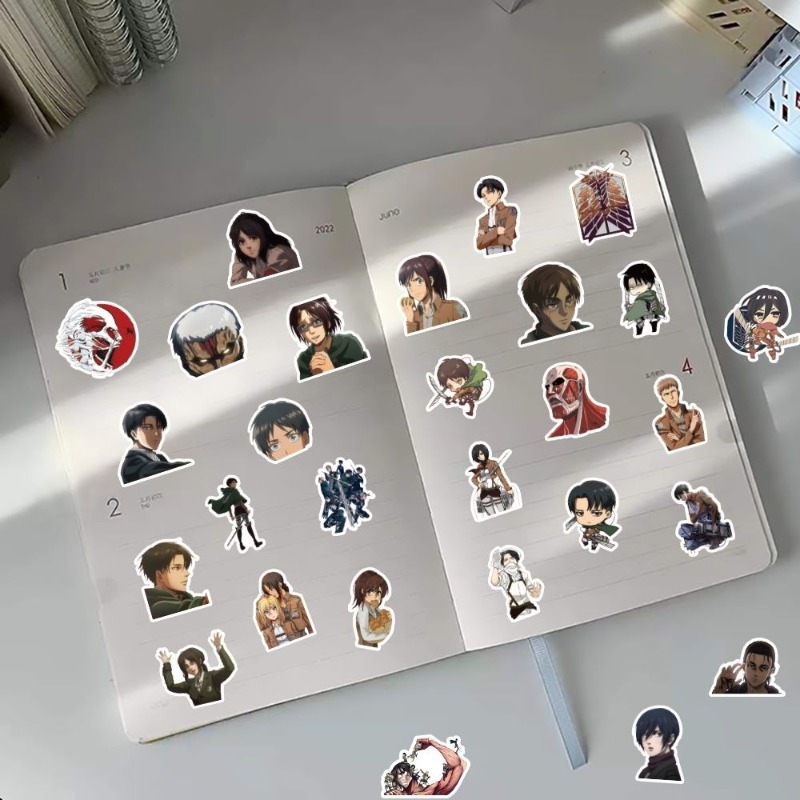 60Pcs Attack on Titan Anime St - Phone Accessories Diy 评论和价格