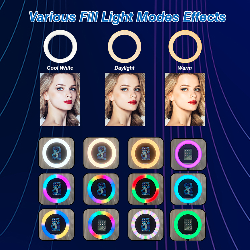 80cm 360° Selfie Photo Booth w - Led Strip Selfie 评论和价格