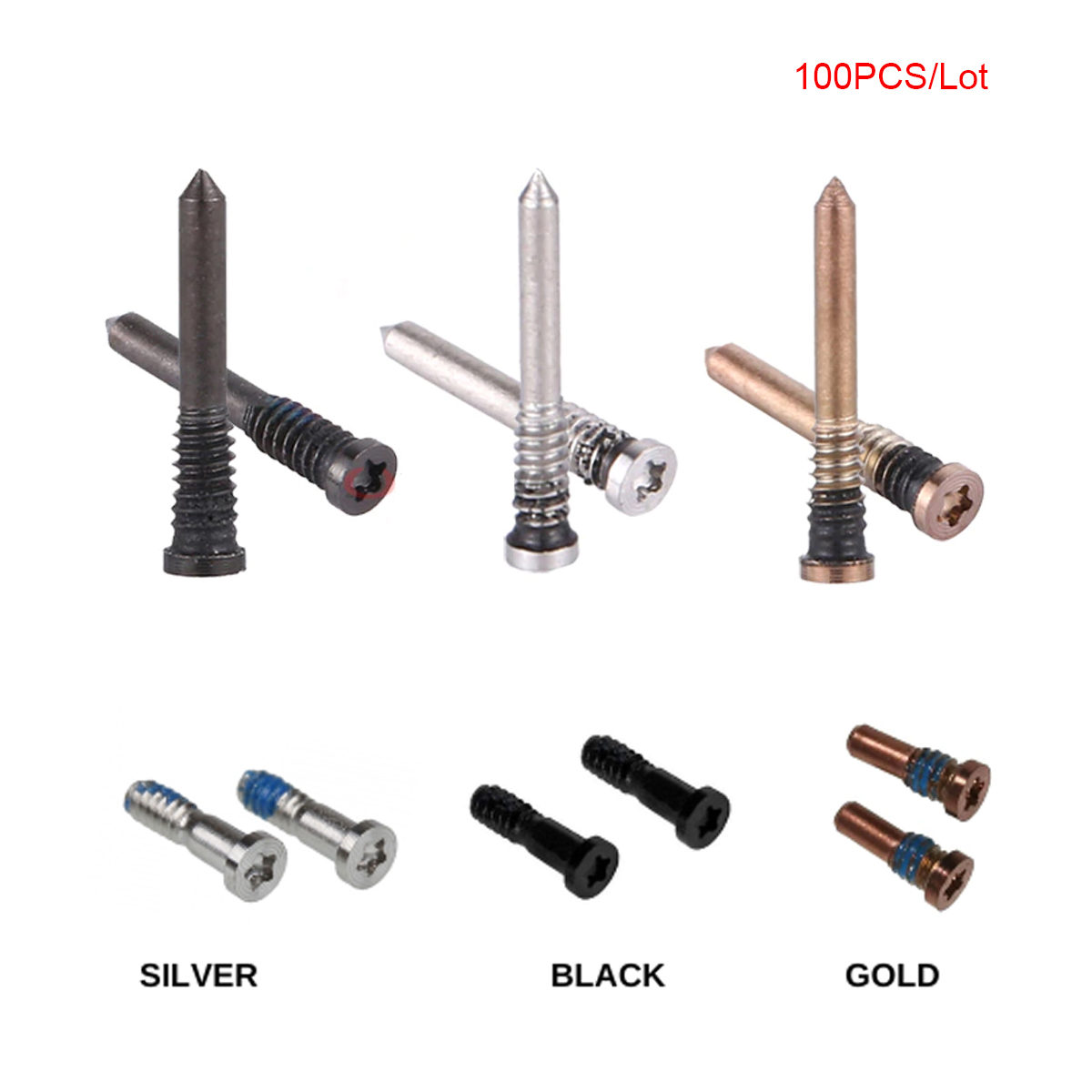 100Pcs Bottom Pentalobe Screws - Phone Accessories And Repairs 评论和价格
