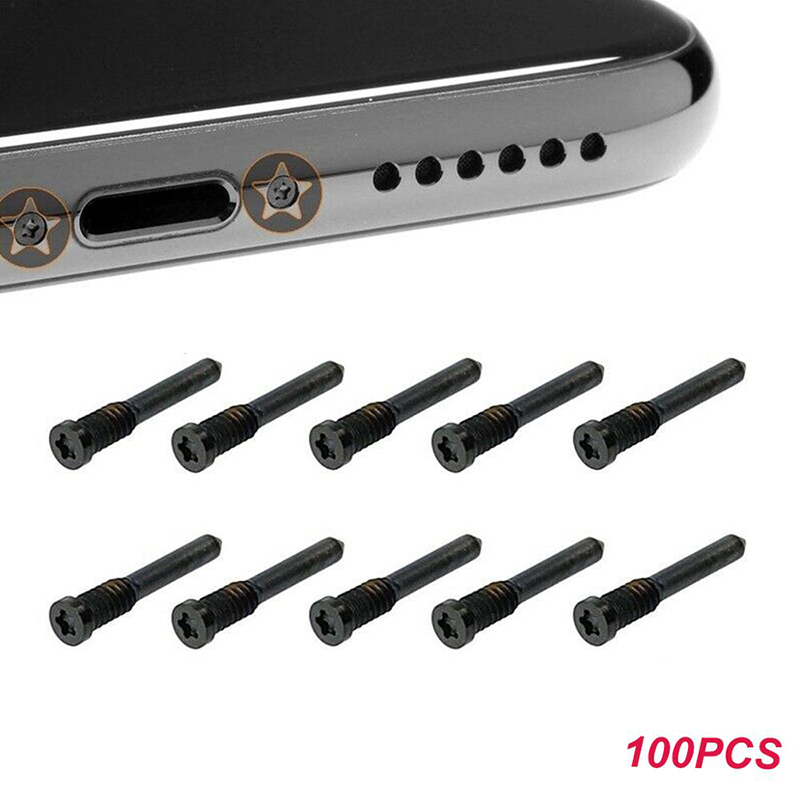 100Pcs Bottom Pentalobe Screws - Phone Accessories And Repairs 评论和价格