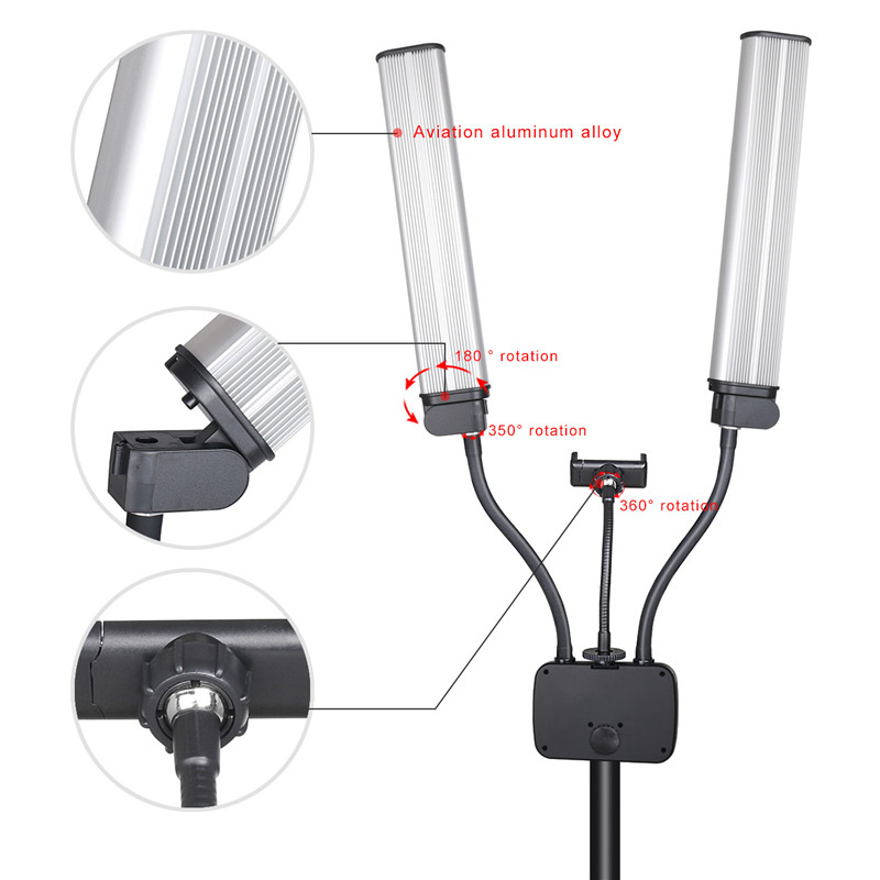 Double Arms LED Fill Light Pho - Led Strip Selfie 评论和价格