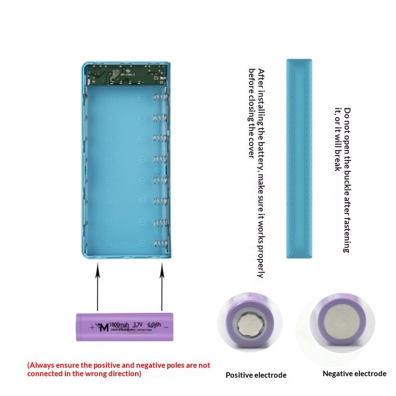 DIY 8*18650 Battery Power Bank - Phone Accessories Types 评论和价格