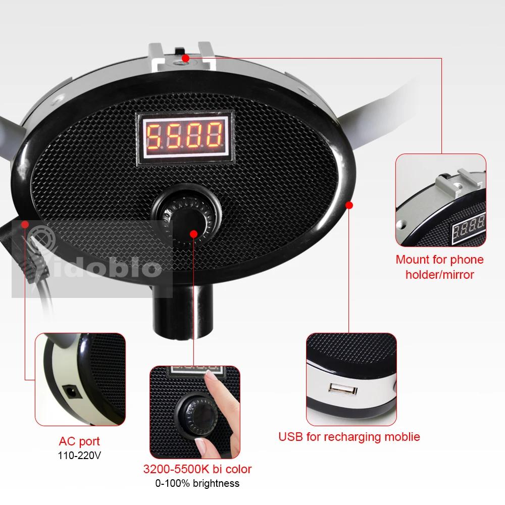3000K-5600K 50W/80W Photo Stud - Led Strip Selfie 评论和价格