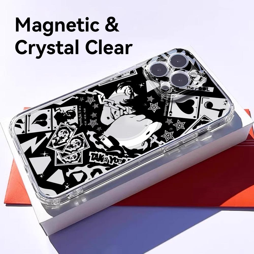 Game P-Persona 5 Phone Case Ma - Magnetic Phone Case 评论和价格