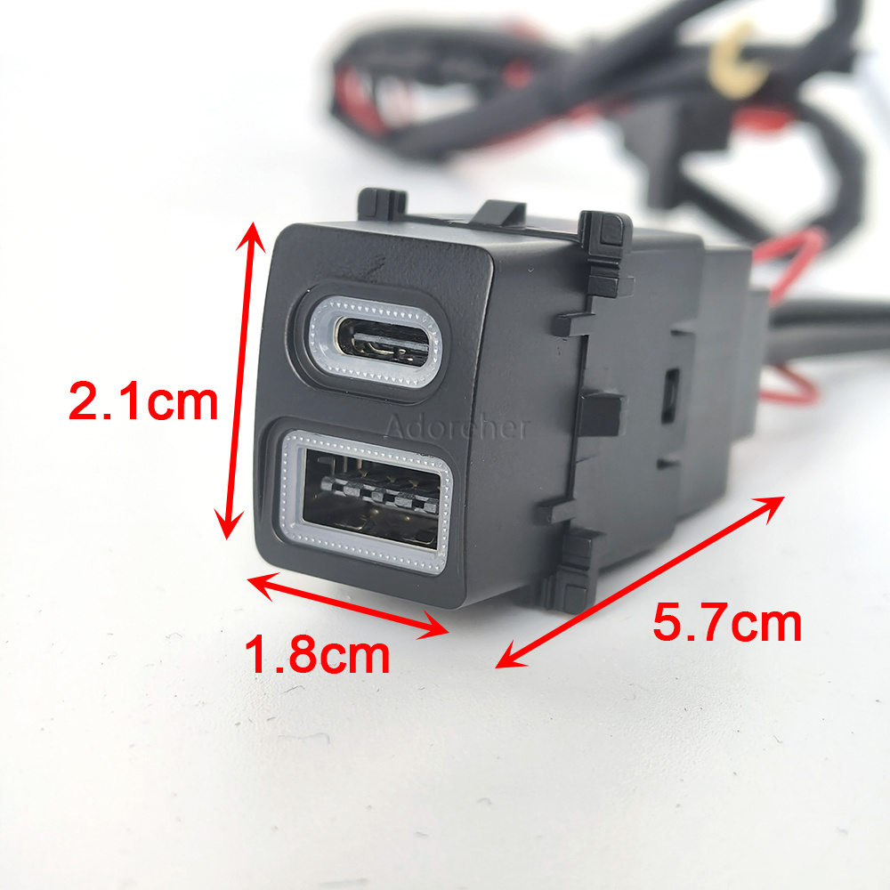 Modified Car USB QC3.0 Type-C  - Phone Accessories Types 评论和价格