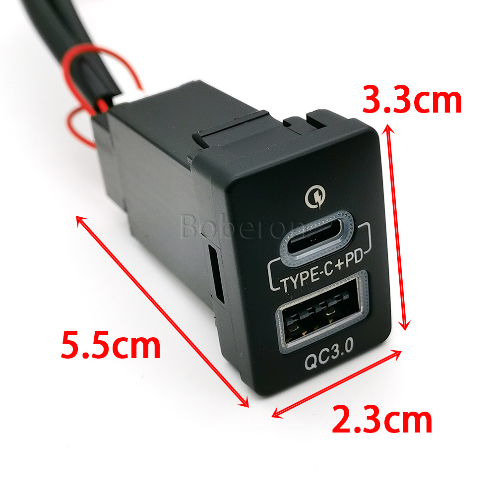Blue LED QC3.0 USB Car Dual Ch - Phone Accessories Types 评论和价格